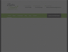 Tablet Screenshot of bellasantewellness.com